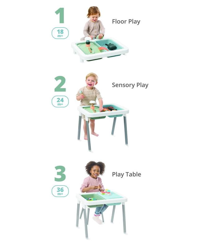 Skip Hop Discoverosity 3-in-1 Toddler Sensory Table with Developmental Activities
