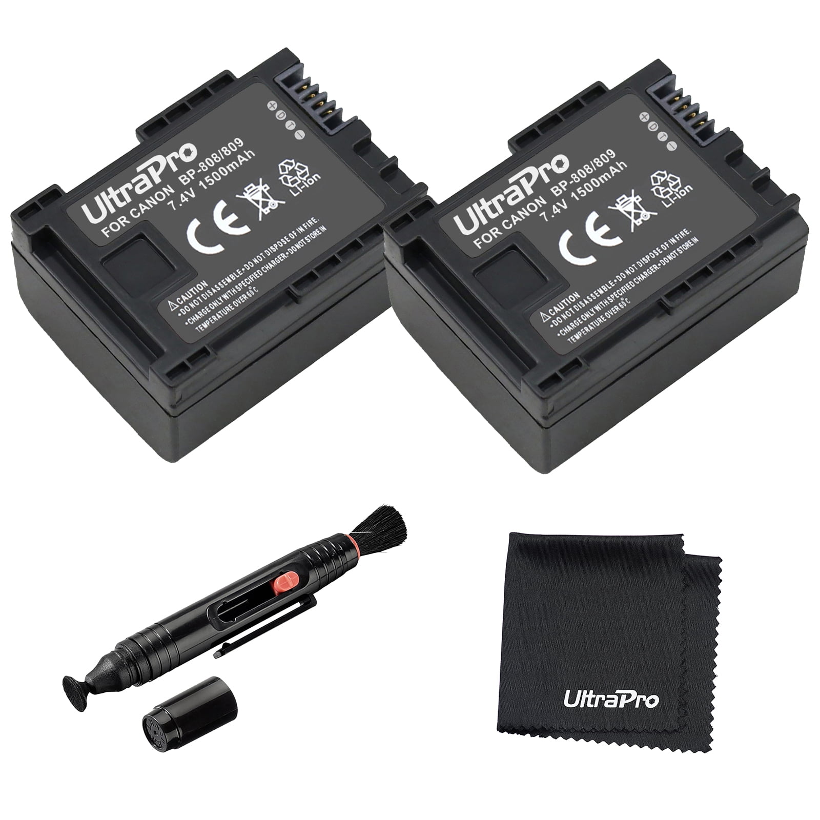 UltraPro 2Pack BP808 HighCapacity Replacement Batteries for Canon