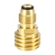 thumbnail image 4 of Adaptador de tanque Adaptador de tanque de propano Válvula reguladora de latón sólido Seguridad POL TOMSHOO Adaptador de tanque, 4 of 7
