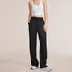 thumbnail image 1 of Pantalones elegantes para mujer sueltos informales línea H bolsillos con cierre de cremallera traje de trabajo de oficina, 1 of 9