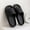 Black, variant on YYUIJK Pillow Slippers for Women and Men Non Slip,Cushioned Thick Sole Slides,Quick Drying Bathroom Sandals Black 9-9.5