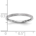 thumbnail image 3 of 10K White Gold Set Of 2 Diamond Wedding Band (Size 7) Made In India rm2388b-016-0waa, 3 of 5
