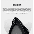 thumbnail image 2 of AI Smart Glasses with Camera 500W HD Bluetooth Camera Glasses 1080P Video Recording Sunglasses Real Time Translation Voice Assistant Open-Ear Audio for Travel Meetings, 2 of 8