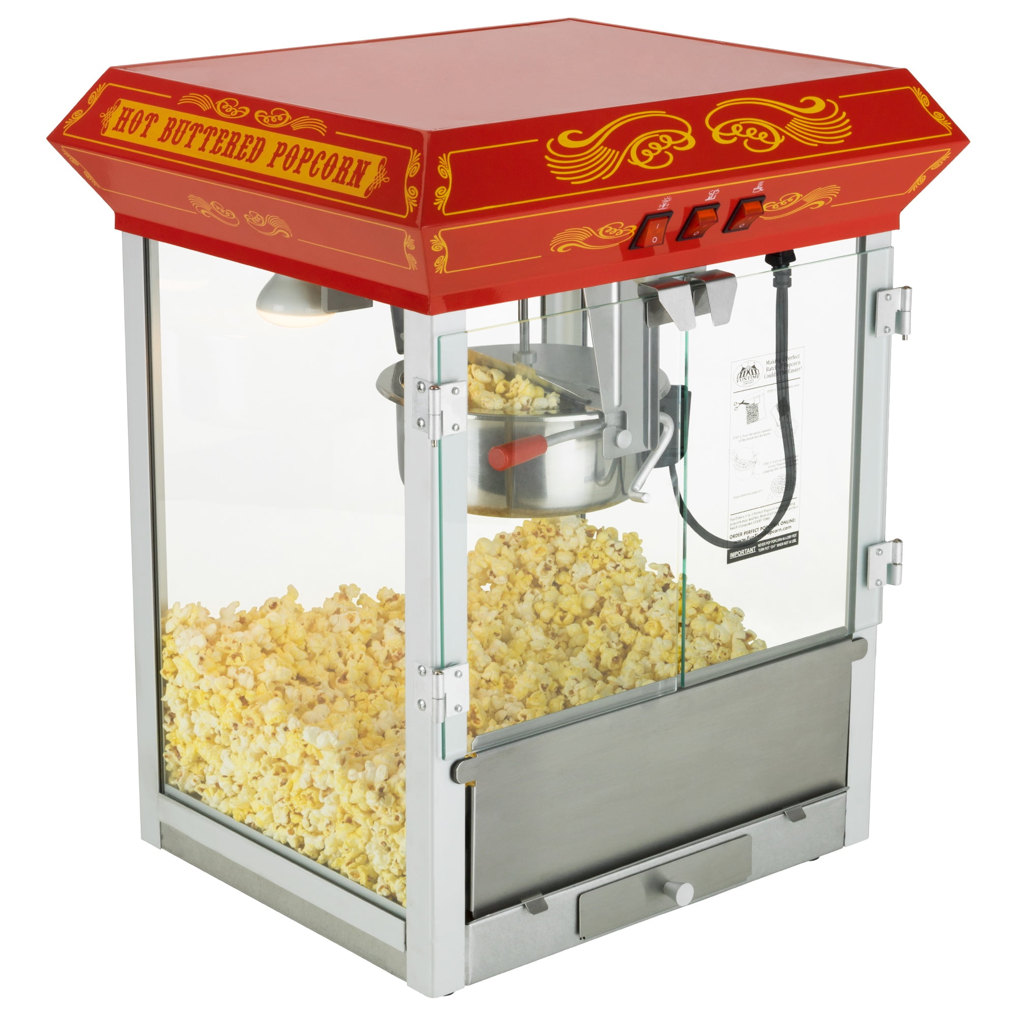 Popcorn Maker, Small Red - Kidsmart Carnivals