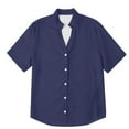 thumbnail image 6 of Sweet Home Farm Short Sleeve Shirts for Women Casual Regular Cardigan Top Shirt T Shirts for Women Dark Blue, 6 of 9