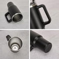 thumbnail image 3 of 40 oz Tumbler with Handle and Straw Stainless Steel Tumbler with Lid, Reusable vacuums Insulated Cup for Water Iced Tea Coffee, 3 of 5