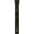 thumbnail image 3 of Ekena Millwork 2"W x 12"D x 15"H Versailles Wrought Iron Bracket, (Triple center brace), Antiqued Warm Silver, 3 of 7