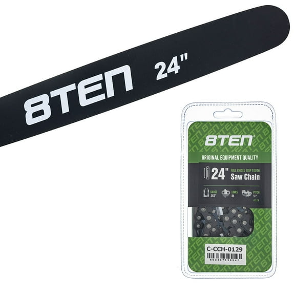 8TEN 24" Chainsaw Bar & Chain .063 3/8 84DL for Husqvarna Jonsered MK1010393