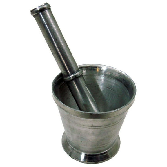 JEWEL TOOL Mortar and Pestle Set | Classic Design for Crushing & Mixing | 3.5" (8.9 cm) Diameter, 3.25" (8.3 cm) Tall Mortar, 6.5" (16.5 cm) Pestle | Versatile & Durable