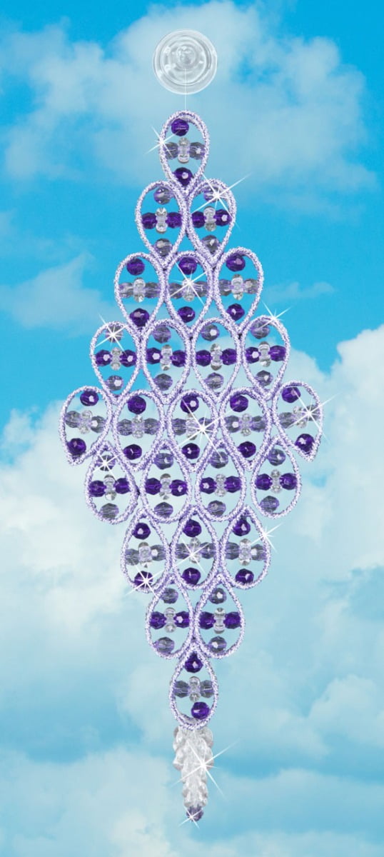 Mary Maxim Diamond Drapes - Purple - Walmart.com - Walmart.com