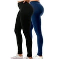 thumbnail image 2 of 2 Pack Women's High Waisted Leggings Stretch Tummy Control Yoga Pants S-3XL Plus Size Available, 2 of 5