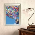 thumbnail image 3 of Cuadros Decorativos 5D globo casa diamante pintura bordado DIY punto de cruz Home Decor, 3 of 6