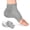 Gray, variant on Milue Women Men Height Increase Socks Anti-Slip Open Toe Lift Socks Shoe Accessories