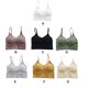 thumbnail image 5 of Sonducket Mujeres Sexy Crop Tops Tube Top Sujetador sin costuras Lencería deportiva Elástico Push Up Sports Bralette Tank Ropa interior verde Sonducket AP000318-04, 5 of 6