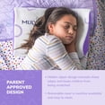 thumbnail image 4 of Almohada MLILY Kids de espuma viscoelástica ajustable 30 x 50 cm, color morado, 4 of 7