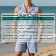 thumbnail image 3 of Paiyanr Cotton Linen Sets for Men Summer Breathable Tank Tops Shorts 2 Piece Outfits Solid Color Casual Sleeveless Shirt Drawstring Waist Beach Shorts Sets, 3 of 9