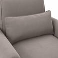 thumbnail image 3 of Bush Furniture Coventry Fauteuil d'Appoint avec Pouf, Tissu Chevron Beige, 3 of 7