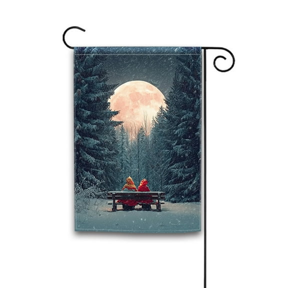 Seasonal Garden Flag Set, 12"x18" Double-Sided Outdoor Patio Flags, Floral Autumn & Halloween Garden Yard Decor