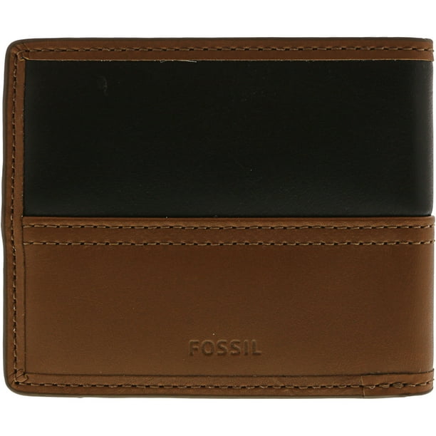 Leather bifold wallet deals