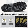 thumbnail image 5 of Fittington Men's Winter Boots Fleece Lining Warm Snow Boots Non-Slip and Water Resistant Wide Fit Ankle Boots 8 Wide, 5 of 10