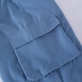 thumbnail image 6 of CYRBOKO Outfit Sets for Girls, Elastic Waist Casual Crew Neck Short Sleeve Summer Two-piece Sets Blue Size 13-17 T, 6 of 7