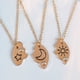 thumbnail image 5 of Joyería estilo Europa y América simple buen amigo sol luna y estrellas costura collar estudiante novias collar de diamantes, 5 of 6