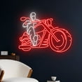thumbnail image 2 of Handmadetneonsign Motorbike Neon Sign, Biker Led Sign, Motorcycle Led Light, Motorsport Neon Light, 2 of 5