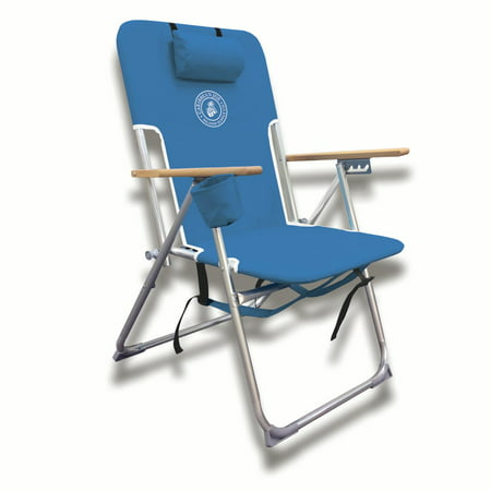 Caribbean Joe High Weight Capacity Chair  Blue