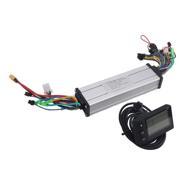 Pantalla LCD De Bicicleta Eléctrica, Impermeable 250W 350W Controlador De Bicicleta Eléctrica Doble Accionamiento aleación De Aluminio ABS Para Modificación