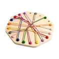 thumbnail image 2 of Juguete de desafío de rompecabezas de cuerda, juego de mesa de estrategia de cuerda giratoria, juego de desatar cuerdas, juguete Octaedro, 2 of 9