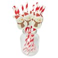 thumbnail image 4 of Pajitas navideñas Pajitas de papel desechables Calcetines de Papá Noel Muñeco de nieve Decoración para árbol de Navidad Pajitas para beber Suministros para fiestas de Año Nuevo, 4 of 5