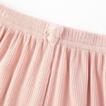 thumbnail image 5 of Toddler Girl Pajamas Thin Solid Print Long Sleeve Crew Neck T-Shirt And Trousers 2 Piece Loungewear Pjs for Girls Size 1-2 Years, 5 of 8