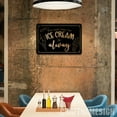 thumbnail image 3 of Craftnamesign Ice Cream Shop Metal Wall Art with LED Lights, Vintage Ice Cream, Home Decor and Gift, 3 of 5