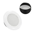 Air Vent Grille Circular Indoor Ventilation Outlet Duct Pipe Cover Cap