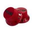 thumbnail image 3 of Allparts PK-0154 Set of 2 Plastic Volume Knobs for Stratocaster, Red, 3 of 11