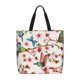 thumbnail image 1 of Fotbe Watercolor Floral With Butterflies Bolsa Tote con Estampado para Mujer, Bolsos con Cremallera, Bolsa de Hombro Casual de Gran Capacidad con Bolsillos Internos, 1 of 7
