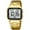 GoldBlack, variant on Men's Digital Sport Watch - LED Display, Stainless Steel Strap, Date, Alarm, Stopwatch,Water-Resistant Man Watch Ideal Gift for Men