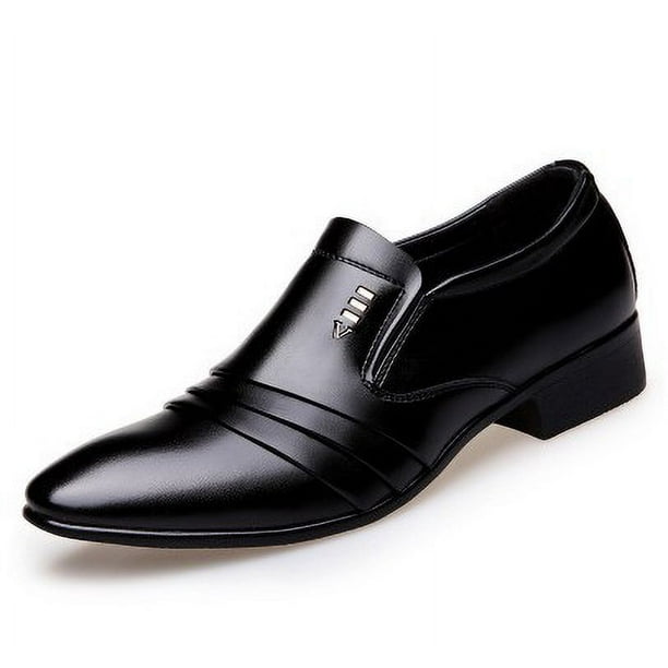 Zapatos de cuero para hombre, zapatos de verano transpirables para hombre, zapatos casuales de moda de estilo coreano para hombre