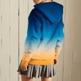 thumbnail image 3 of Lmnyox Fleece Lined Zip Up Hoodies for Women Fashion Casual Print Sweatshirt Jacket Fall Winter Outerwear, 3 of 7