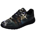 thumbnail image 2 of Back The Blue Police Shoes Women's Fashion Sneakers Tennis Running Shoes for Men Women Black Size 12, 2 of 7