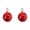 Red*2, variant on Pumpkin Decor Delicate Beaded Halloween Pumpkin Bells Classic Pumpkin Decorations Perfect For Autumn Thanksgiving Household Scene Layout