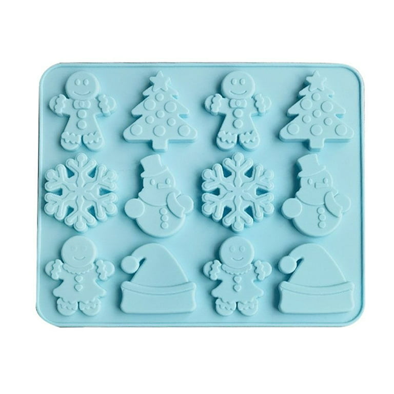 Christmas Baking Cake Gingerbread Man Gingerbread House Silicone Mold  Madeleine Fernand Snow Cookie Mold Baby Supplement