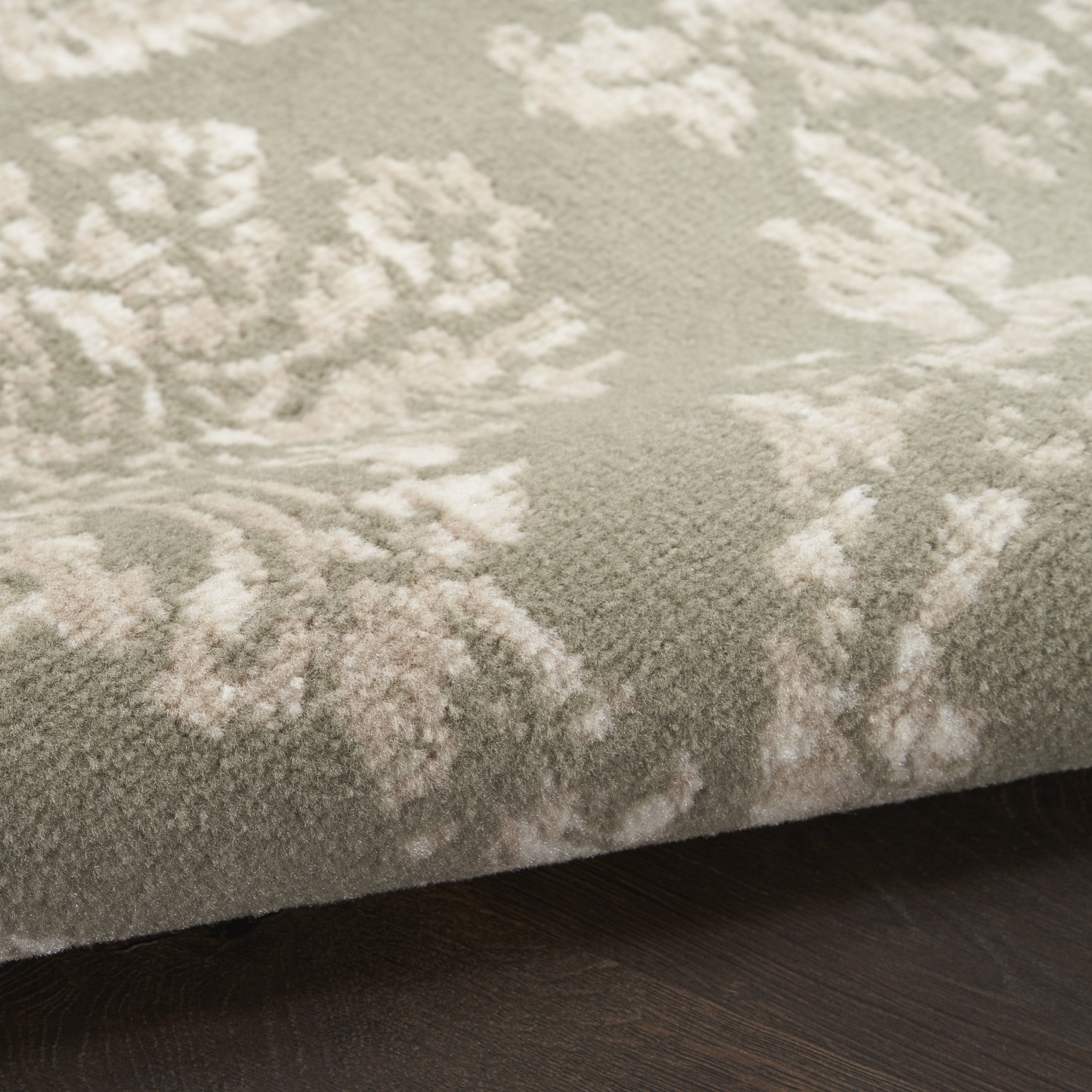 Nourison Jubilant 4' x 6' Olive Vintage Indoor Rug
