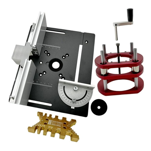 Elevador Universal para Carpintería, Accesorio para Carpintería, Elevador de Placa de Inserción de Mesa, Elevador de Máquina de Grabado Multifuncional Estilo B