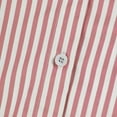 thumbnail image 5 of WTOBBY Women's Dresses Casual Long Sleeve Stripe Print Lapel Shirt Dress Fashion Party Dress, Button Front for Work and Social Events,Pink S, 5 of 5