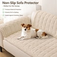 thumbnail image 2 of decorUhome Couch Cover, Washable Non-Slip Sofa Cover for Dogs, Pet Friendly Couch Protector for 3 Cushion Couch Sofa (Apricot, 27.6" x 82.7"), 2 of 7