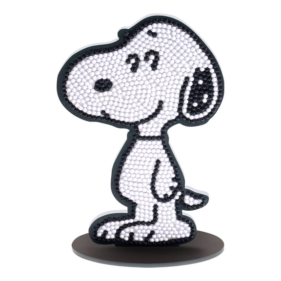 DIAMOND ART CLUB® Sparkle Pals - Snoopy, Diamond Painting Kit, Fun DIY Crafts for Adults, Diamond Art Craft for Beginners, 5.7" x 3.7"