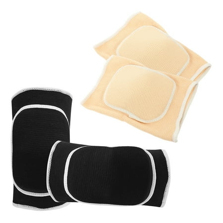 

2 Pairs Knee Pads Knee Brace Knee Protector Wrestling Knee Sleeve Padded Knee Sleeve Knee Pad Wrestling Miss Work