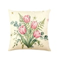 thumbnail image 2 of Darzheoy Floral Pattern Pillow Covers Set, Vintage Breathable Decorative Microfiber Pillow Covers, 2 Pack Pillowcase, Soft Throw Cushion Cover for Living Room, Bedroom, Car, Home, Office, 2 of 7