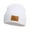 a-White51, variant on VNKIDY Kids Hats Children Winter Beanie Hat Warm Knitted Plush Cap Adorable Dinosaur Leather Patch Skiing Cold Weather For Boys Girls Fashionable Headwear